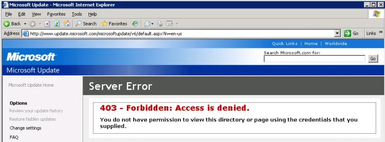Ошибка сервера 403. Ошибка сервера 403 Forbidden. Microsoft 403 Forbidden. Forbidden access denied.. Update на русском языке