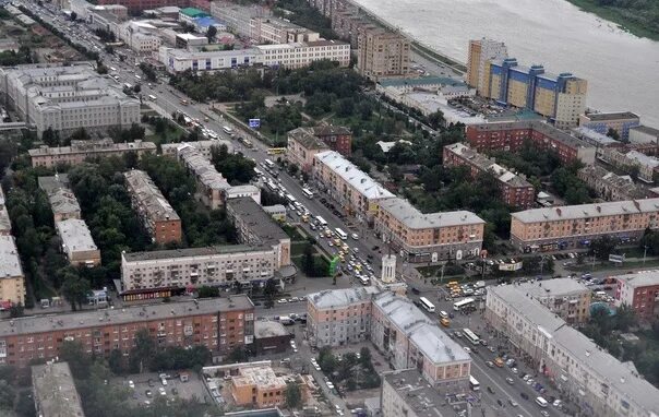 Зимний Омск с высоты 300 метров: Марьяновка Лузино Входной Вокзал Телеза