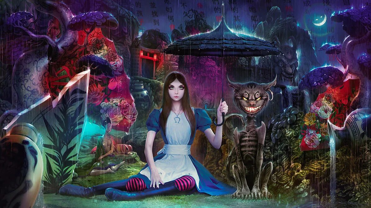 Мир страны чудес. Alice Madness Returns Чеширский кот. Alice Madness Returns Алиса и Чешир. Алиса Вандерленд арт игра. Alice Madness Returns Чешир.