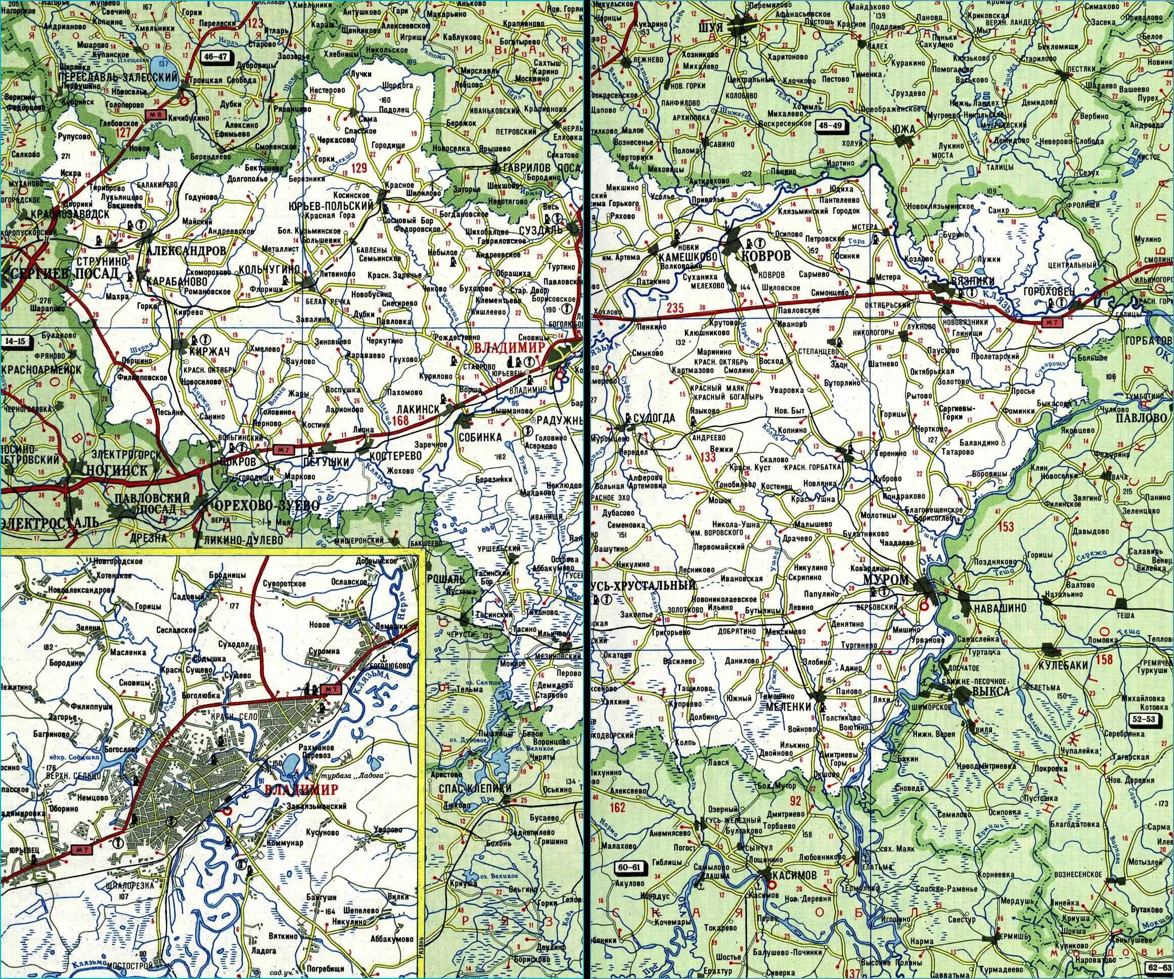 Карта дорог владимирской. Карта Владимирской области подробная с деревнями. Карта Владимирской области с городами и поселками подробная. Карта Владимирской области с районами и деревнями подробная. Карта рек Владимирской области подробная.
