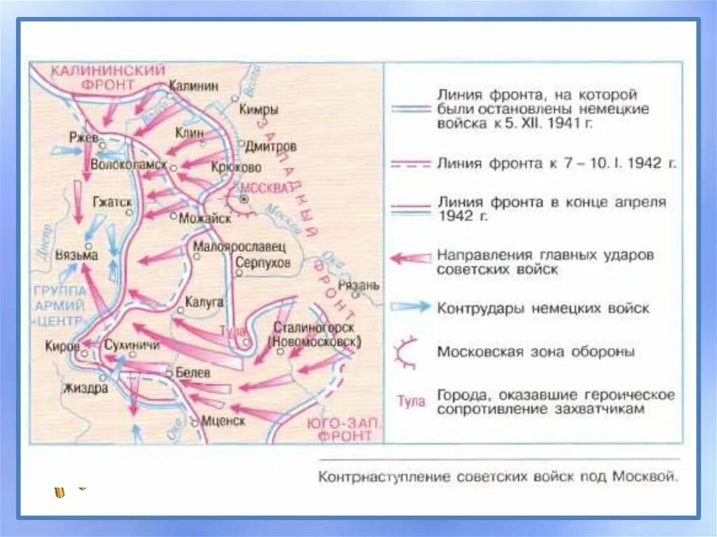 Начало германского наступления на москву. Московская битва карта контрнаступление. Контрнаступление советских войск под Москвой карта. Контрнаступление советских войск под Москвой 1942. Карта контрнаступления под Москвой 1941 года.