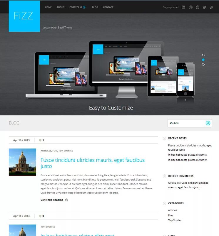 Шаблон блога. Сайты на вордпресс. Темы вордпресс. Шаблоны вордпресс. Сайт тем для wordpress.