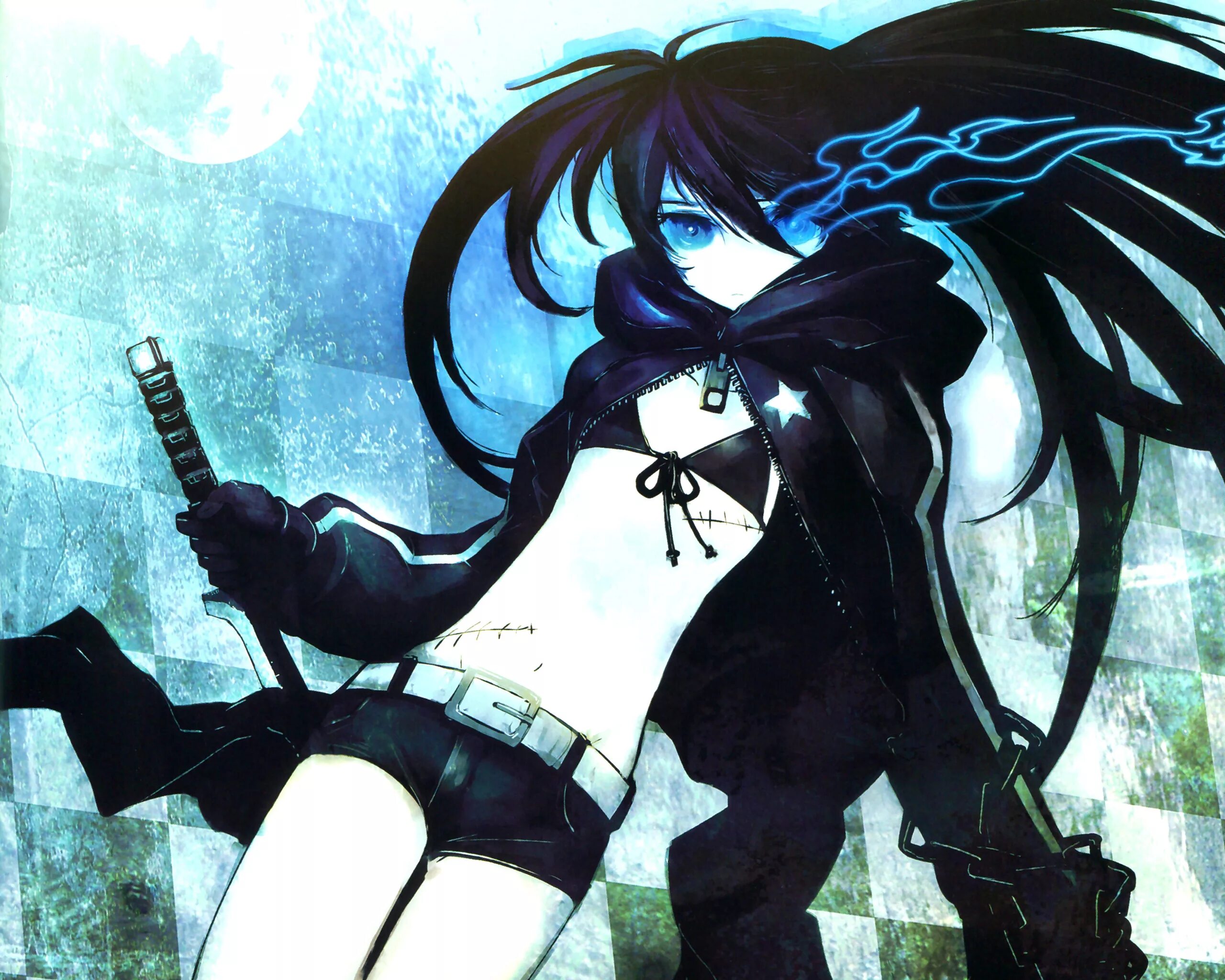 Курои. Стрелок с черной горы. Стрелок с черной скалы / Black Rock Shooter.