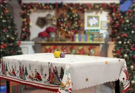Новая скатерть была украшена яркими кистями значение
