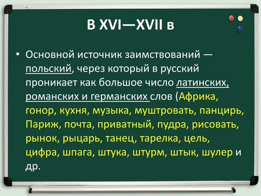 К заимствованным словам первой группы