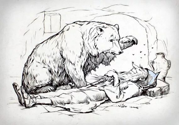 Басня пустынник