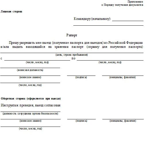 Форма рапорт выезда за границу военнослужащих. Рапорт на выезд за границу военнослужащих образец. Рапорт на выезд сотрудника полиции. Рапорт на выезд за границу МВД образец.