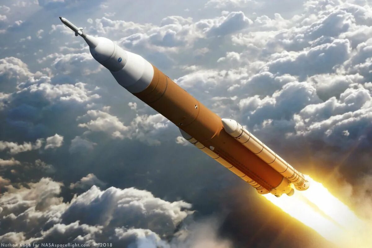 Ракета фото картинки. SLS ракета ступени. Ракетоноситель НАСА. SLS NASA. Ракета в космосе.