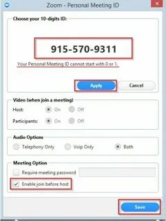 Meeting id