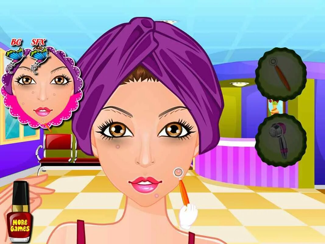 Game make up play