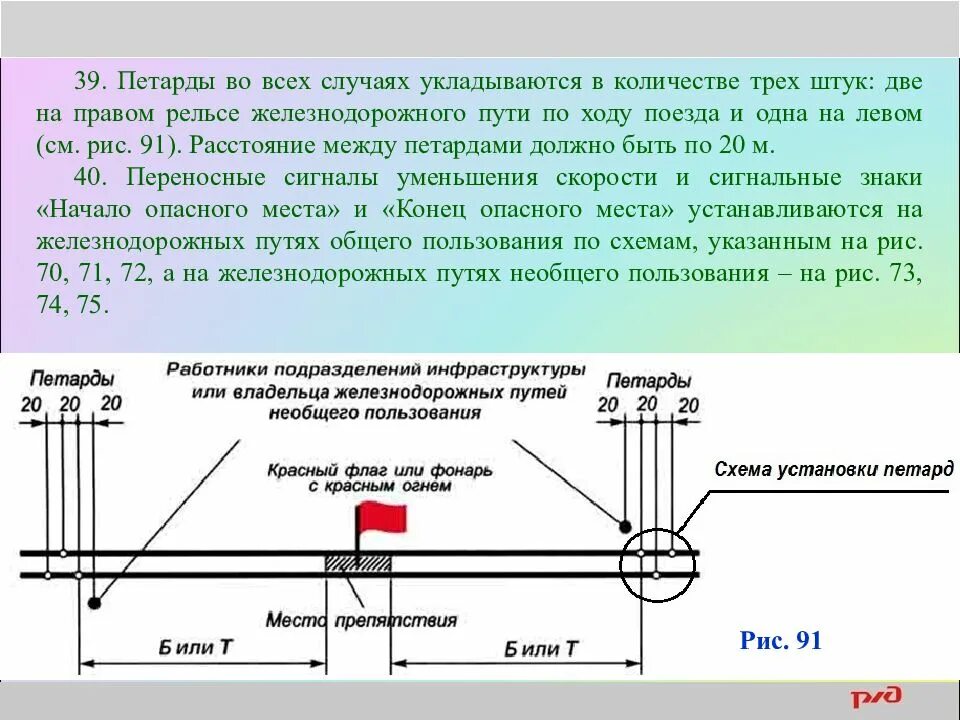 В случае установки. Схема ограждения на перегоне съемной подвижной единицы. порядок установки петард. порядок установки петард на жд. схемы установки сигналов на жд.