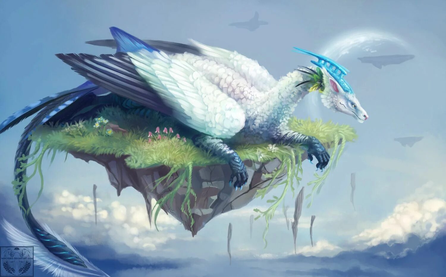 Пернатая виверна арт. Пернатый дракон. Кетцалькоатль дракон. Радужный дракон. Пернатый дракон преферанс.