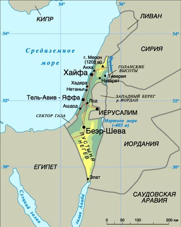 Где на карте город иерусалим. Сектор газа Палестина на карте. Сектор газа на карте Израиля. Карта Израиля и соседних государств.