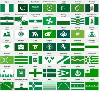 Какая страна зеленая с белым