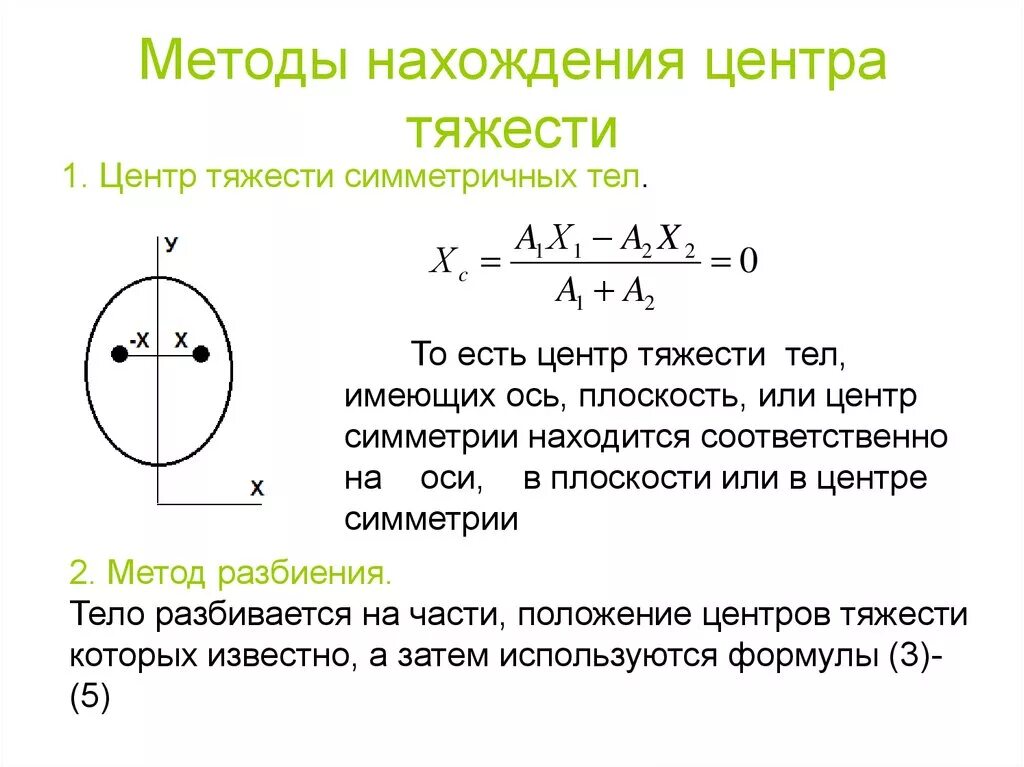 Где может находиться центр тяжести тела. Метод определения центра тяжести. Центр тяжести тела и способы его нахождение. Центр тяжести тела теоретическая механика. Центр тяжести тела термех.