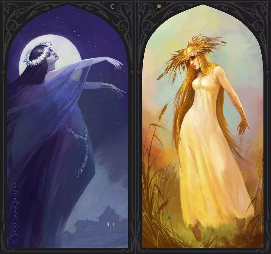 Полуденница и полуночница славянская мифология. Славянская мифология полудница полуденница. Полудница мифические существа в славянской мифологии. Славянская мифология полудница полуденница. Полуденница и полуночница славянская мифология.