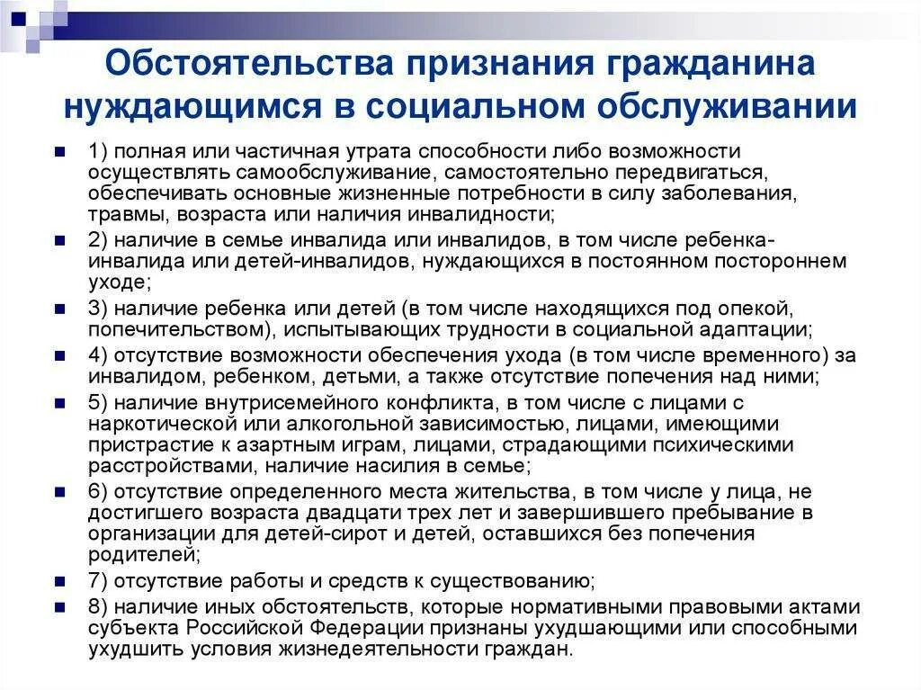 Необходимых документов а также