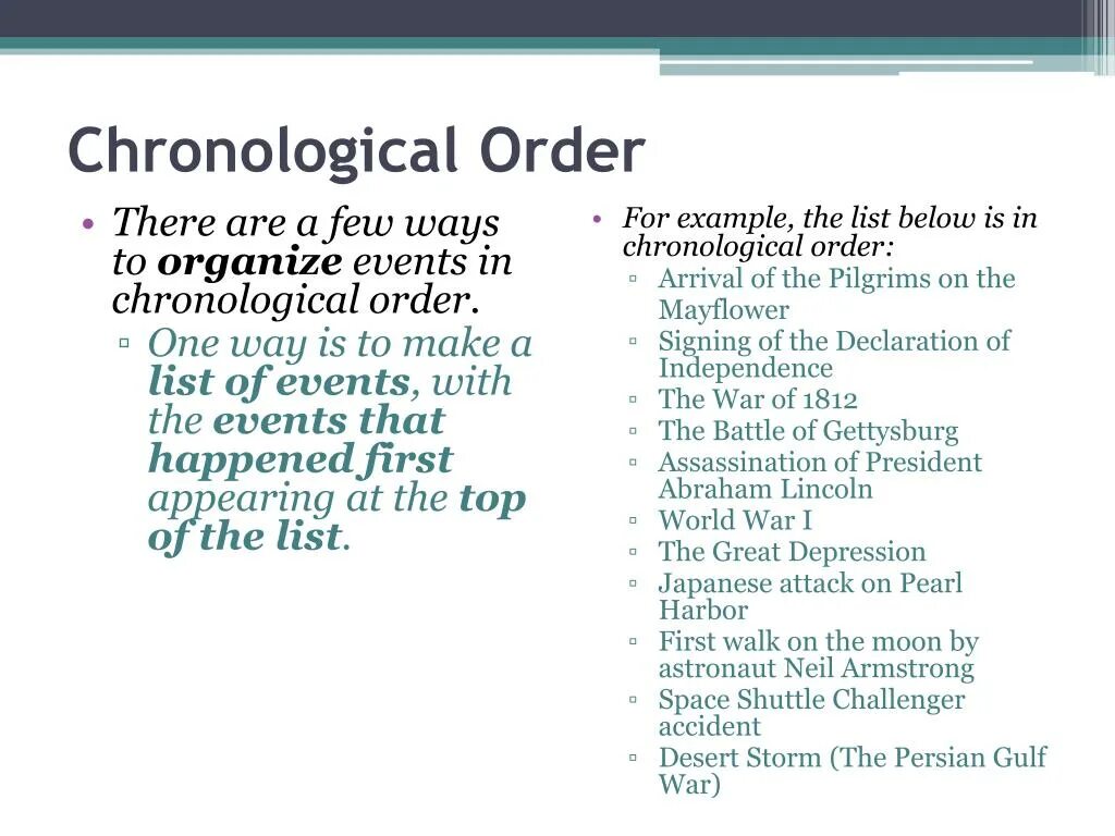 Chronological order картинки. Chronological order examples. What is chronological order. Chronological order