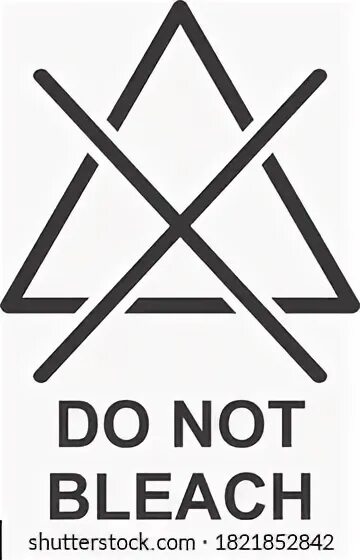 Do not bleach на одежде. Do not bleach на одежде