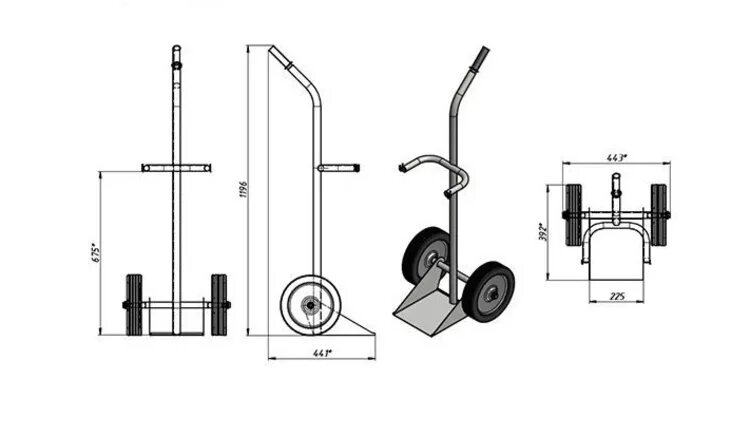 Тележка для баллона размеры. Тележка для полуавтомата из профиля 20 на 20 чертеж. Сварочная тележка для полуавтомата чертеж. Тележка tr 500 Сварог чертежи. Сварочная тележка для полуавтомата чертеж с размерами.