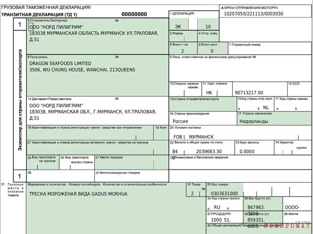 Декларация грузия. Грузовая таможенная декларация (ГТД). Грузовая таможенная декларация транзитная декларация. Грузовая таможенная декларация тд1. Грузовая таможенная транзитная декларация пример заполнения.