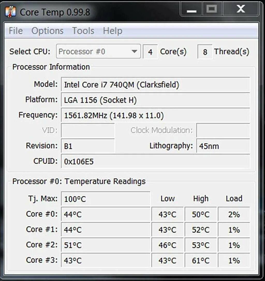 Core Temp. Программа для контроля температуры компьютера. Программа Core Temp. Программа для проверки температуры процессора.