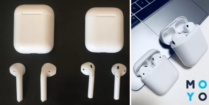 Как отличить айрподс. Apple Earpods 2 поколения. AIRPODS Samsung реплика.