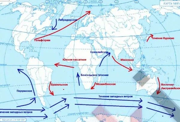 Муссонное течение теплое. Течение Гольфстрим на карте. Гольфстрим и Лабрадорское течение на карте. Гольфстрим ветров течение. На карте течение Гольфстрим западных ветров.