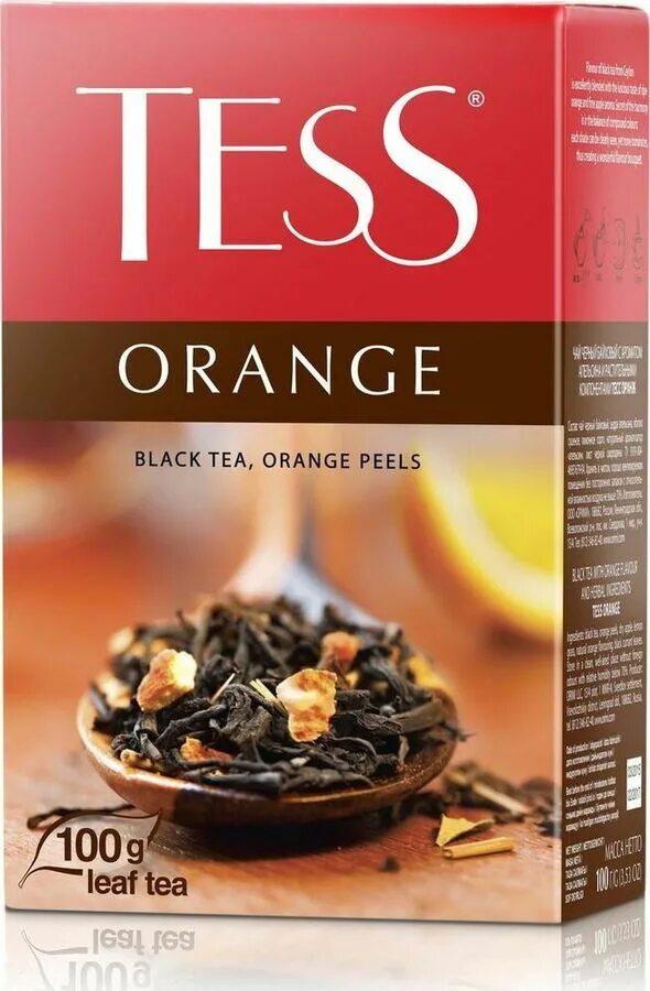 Tess Black Tea Orange 100гр. Чай черный листовой оранж Tess 100г. Чай черн. Тесс 100г оранж. Чай Тесс оранж 100.