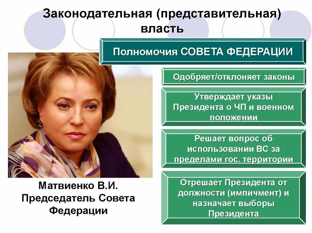 Представительная власть примеры