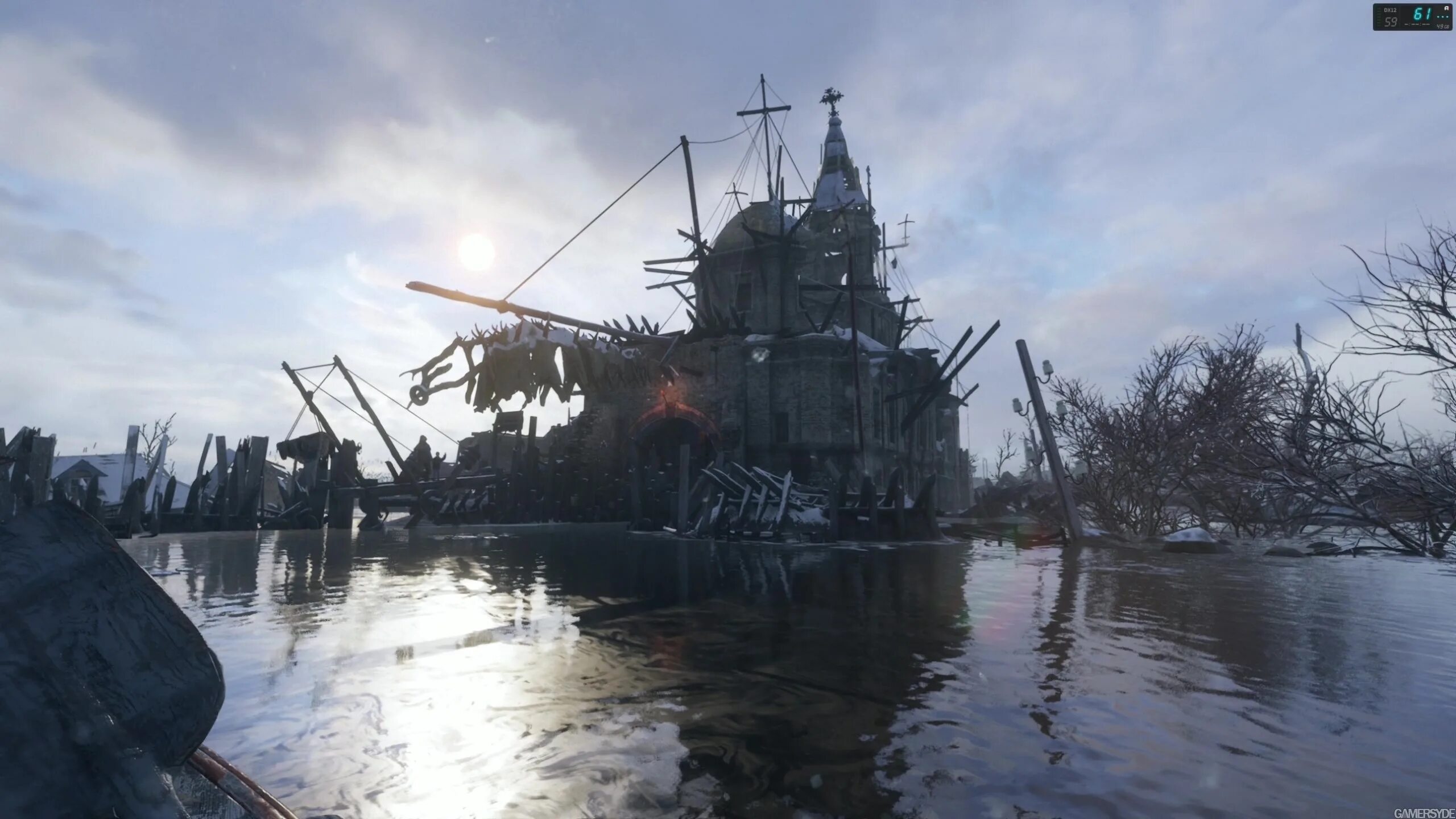 Metro Exodus Церковь. Метро исход Волга Церковь. Metro 2033 Exodus деревня. Метро эксодус церковь