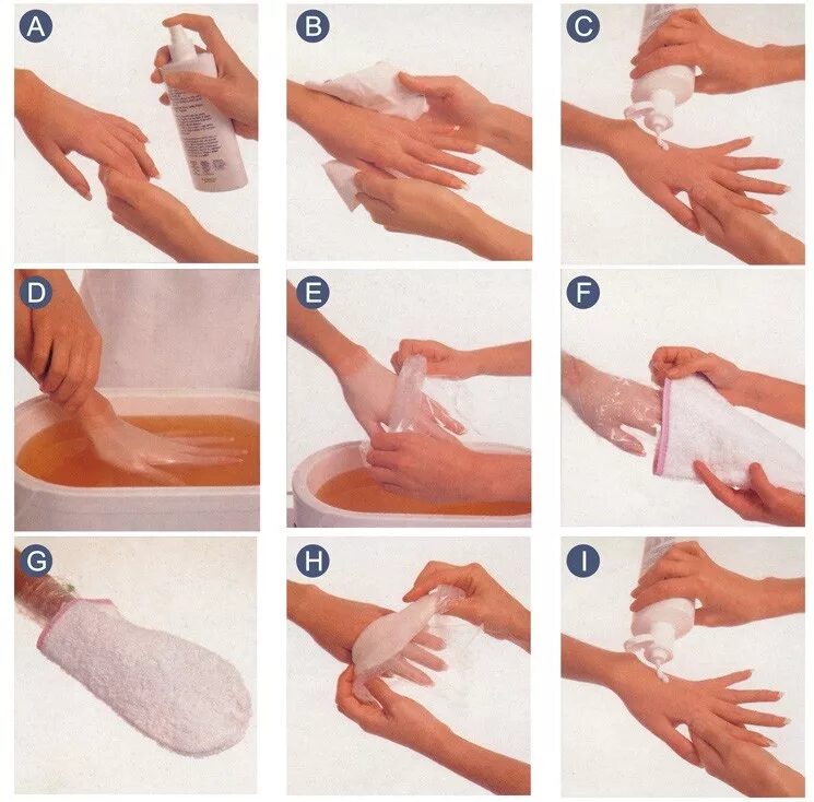 Как сделать мягкие руки в домашних. Парафинотерапия для рук. Холодная парафинотерапия для рук. Процедура парафинотерапия для рук. Парафиновая рука.