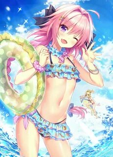 Astolfo in swimsuit - Astolfo, Fate, Fate apocrypha, Anime art, Art, Anime,...
