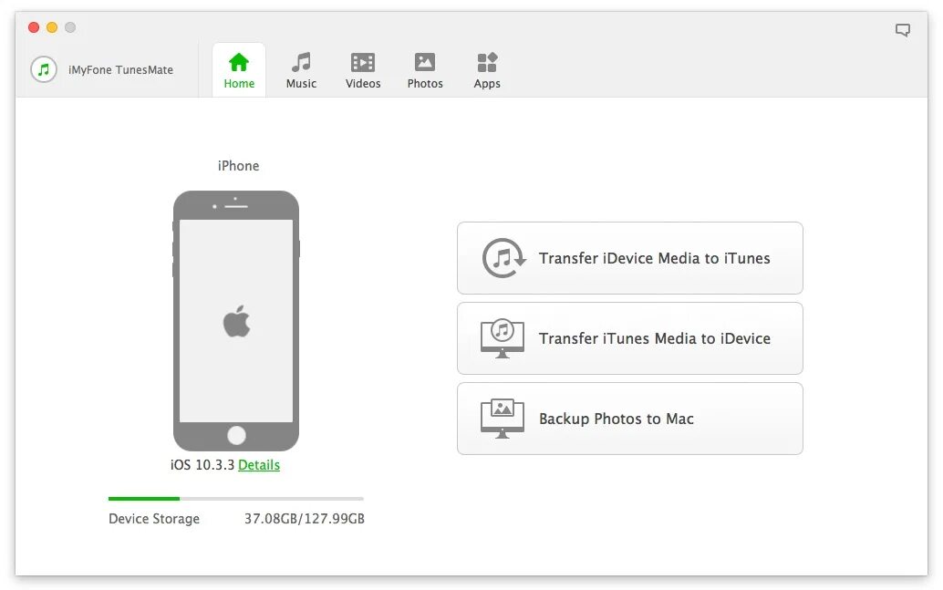 Mac приложение на iphone. Tunesmate. idevice на айфон. imyfone. iphone data transfer.