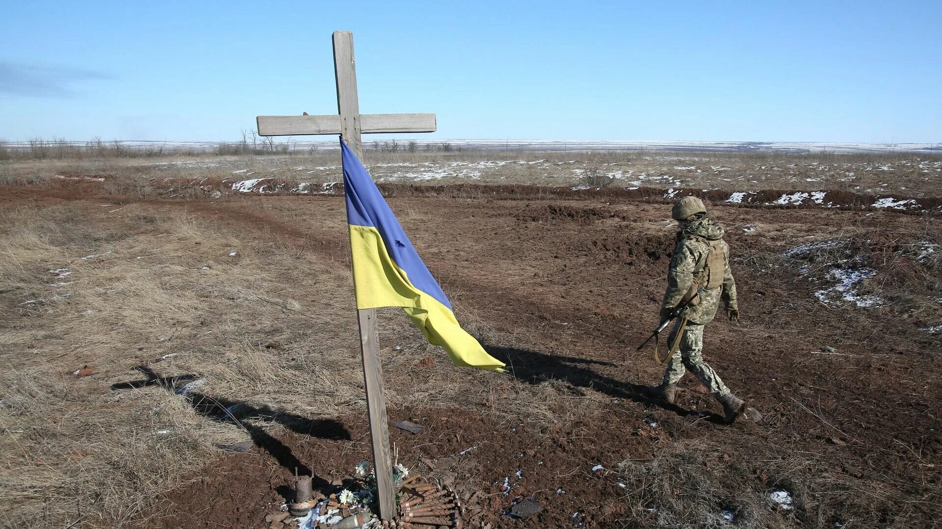 Мертвые украинские солдаты.