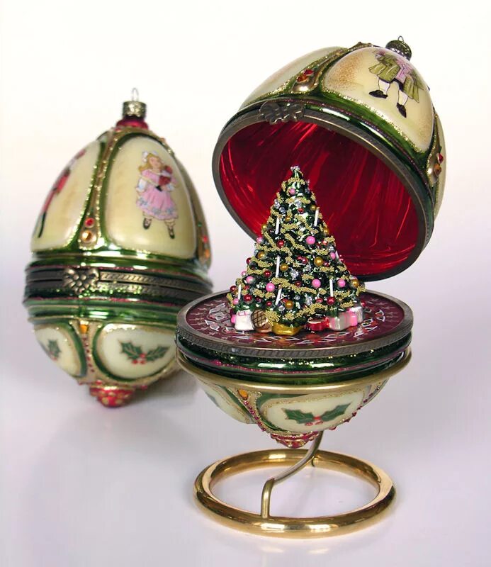 елка фаберже. елка фаберже. елка фаберже. яйцо фаберже на елку. металлическая шкатулка ёлочка.