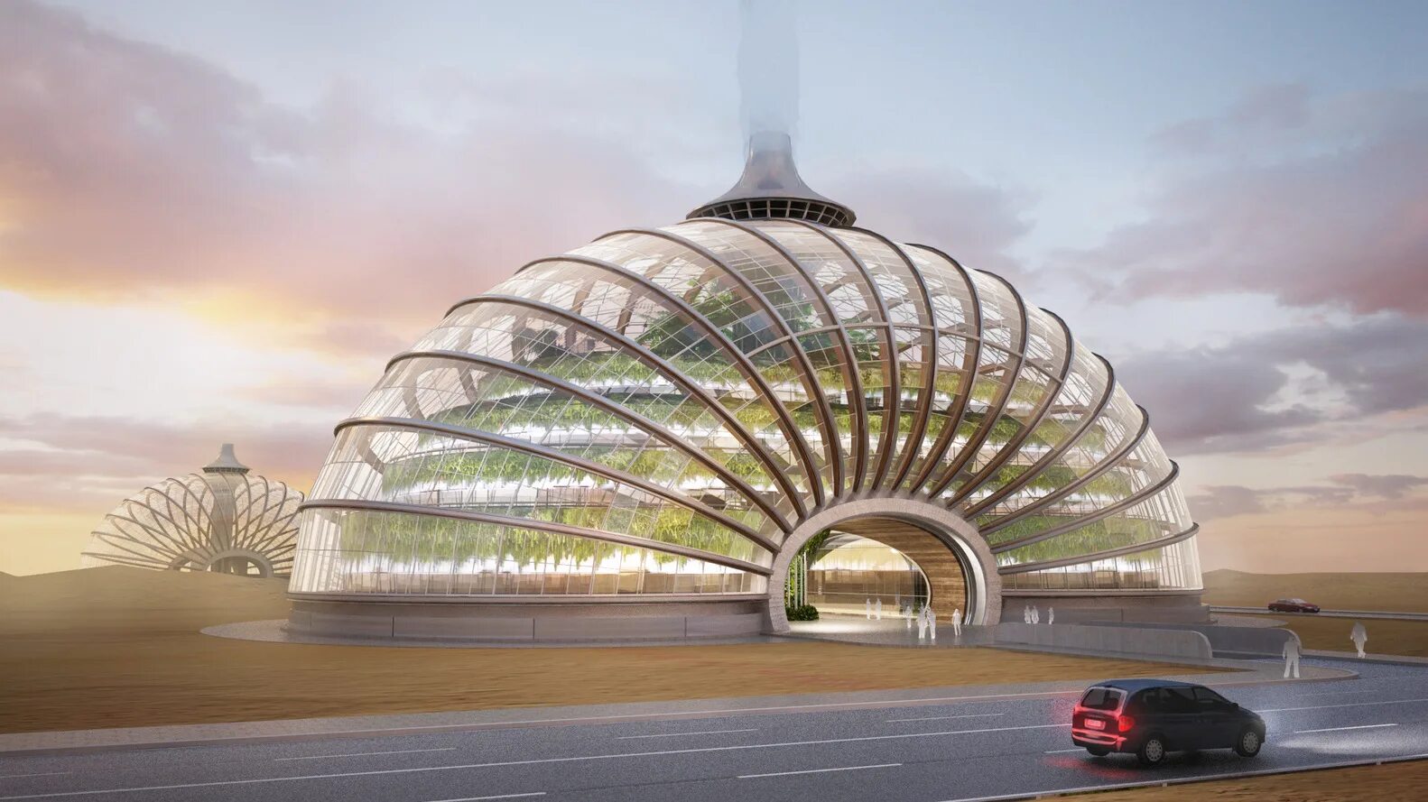 архитектурное сооружение используя принципы бионики