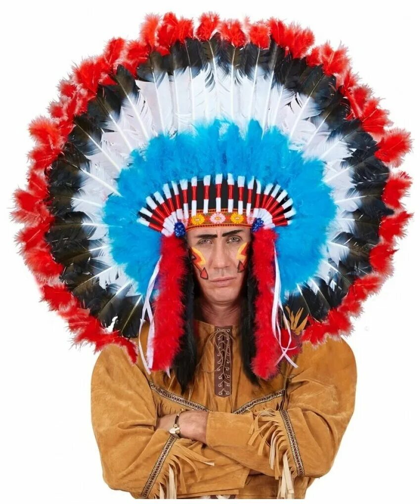 пб1624). головной убор вождя. головной убор вождя. головной убор вождя. шляпа индейца.