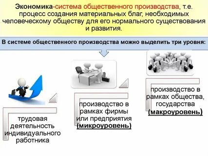 Общественное производство экономическая система