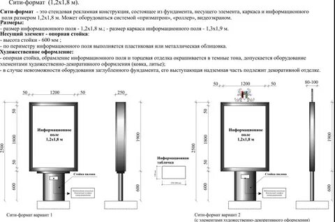 Рекламный щит 1 2 1 2