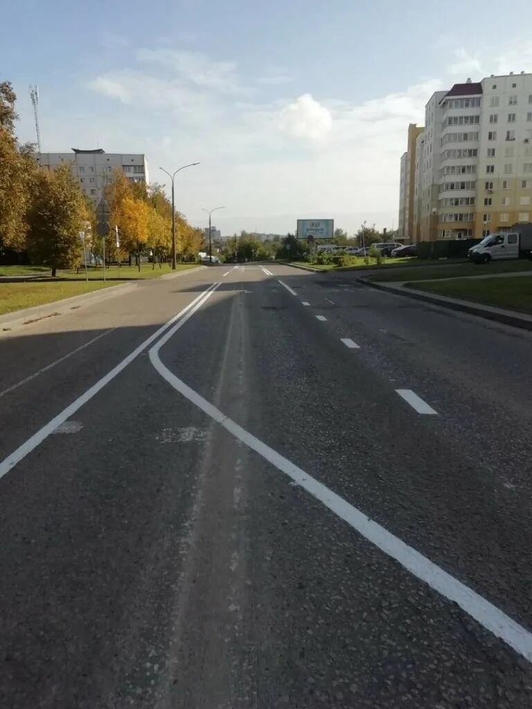 Дорога изменений. Улица Калиновского Гродно. Новая улица. Дорога на улице автомобилистов.