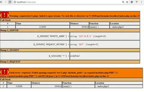 Include path error php