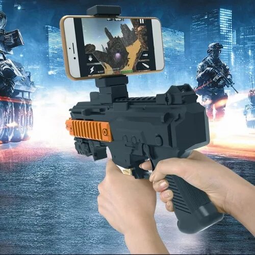 AR Game Gun Автомат Узи Bluetooth контроллер игр виртуальной реальности для смар