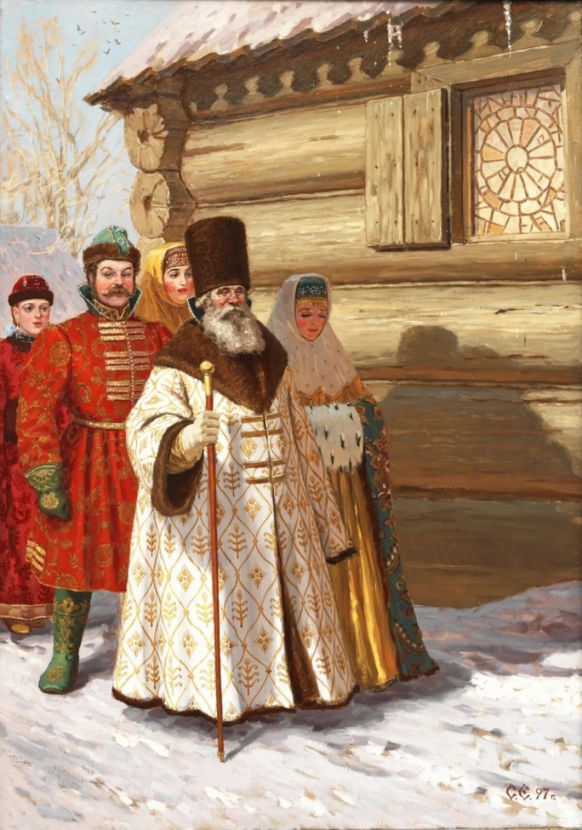 Русский быт одежда