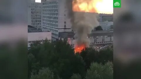 В москве горит на юге