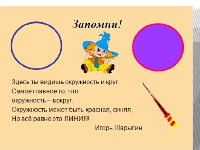 Математика 3 класс тема окружность