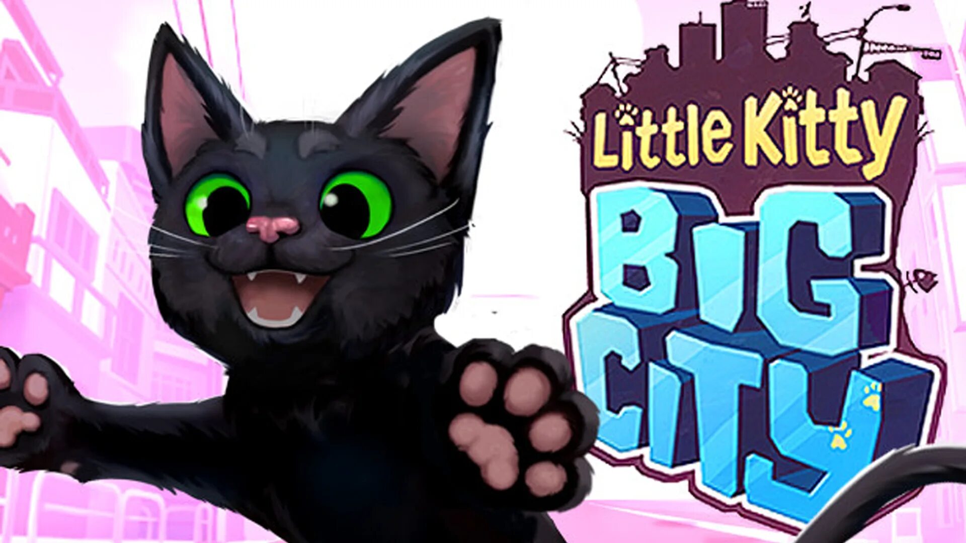 Игра little Kitty big City. Игра liffle Kitty. Little Kitty, big City. Игра черный кот. Kitty city игра