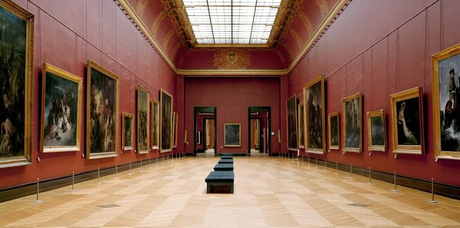 Лувр картинная галерея. Лувр музей Наполеона. Лувр Париж залы. Лувр зал итальянской живописи.