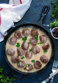 Митболы с сырным кремом
