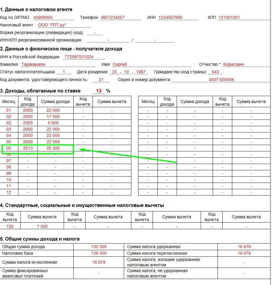 2 ндфл месяц дохода. Справка 2 НДФЛ образец заполнения доходы за 6 месяцев. Справка 2 НДФЛ за 2021 год образец заполнения. Код вычета отпуска в 2ндфл. Код дохода з/п в справке 2 НДФЛ.